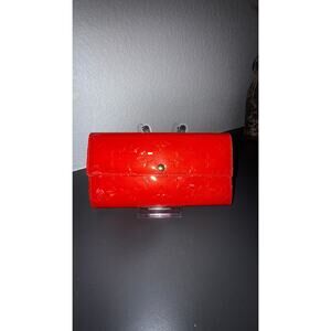 Louis Vuitton Vernis Sarah Wallet RED Long Bifold